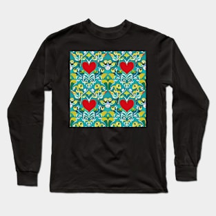 Heart Flower Long Sleeve T-Shirt